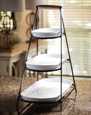 3 Tier Plate Stands